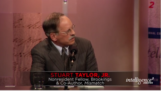 Stuart Taylor, Jr. in a Dec. 3, 2015 debate.